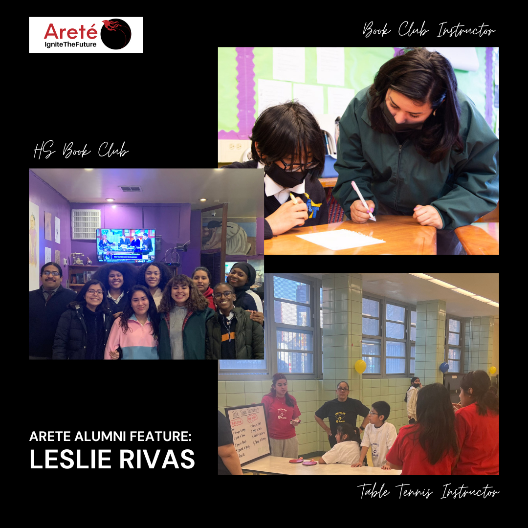 leslie rivas arete alumni feature