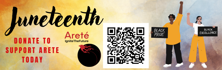 Arete Juneteenth QR Code Donation