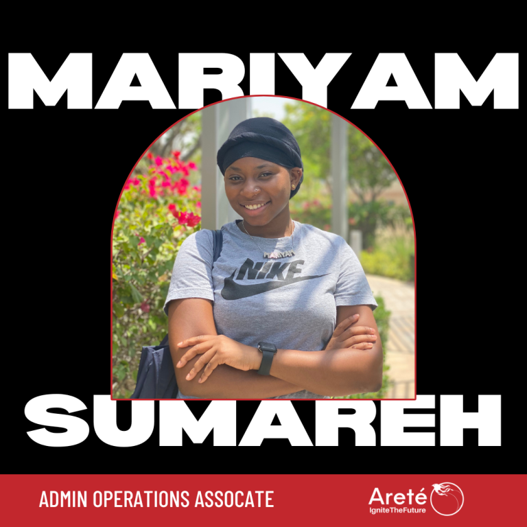 arete alumni feature - Mariyam Sumareh
